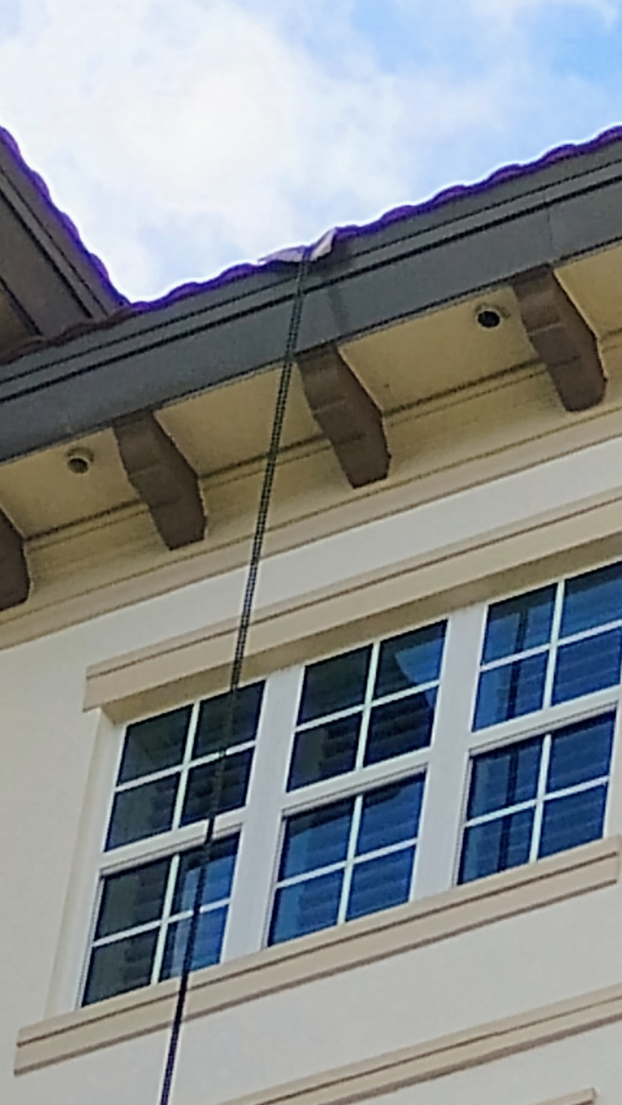 Exterior roofline inspection